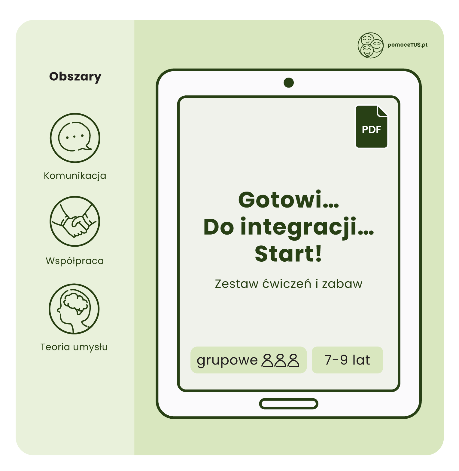 Gotowi... Do integracji... Start! Zestaw ćwiczeń i zabaw (PDF)