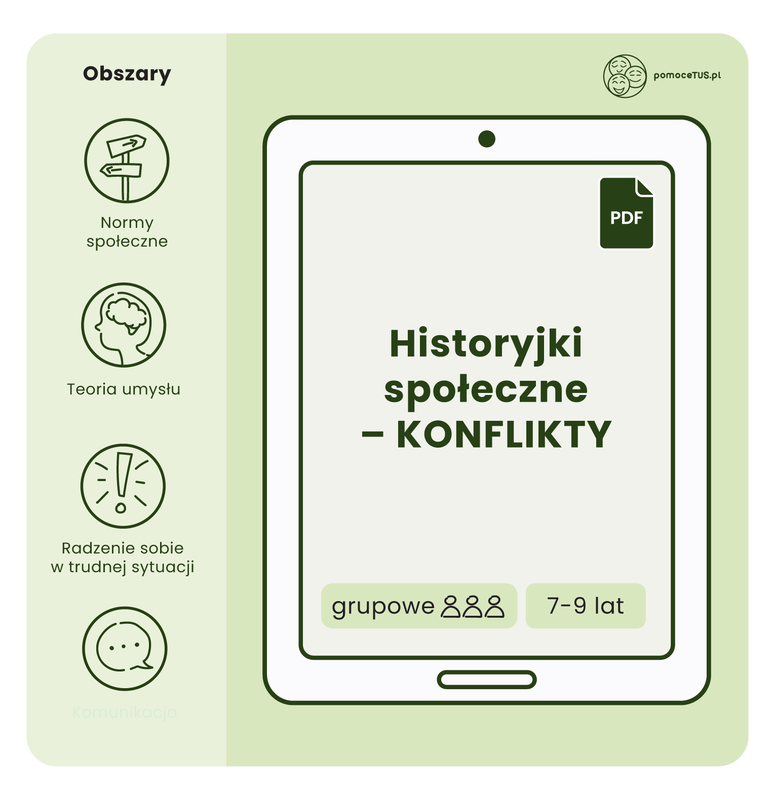 Historyjki społeczne - KONFLIKTY (PDF)