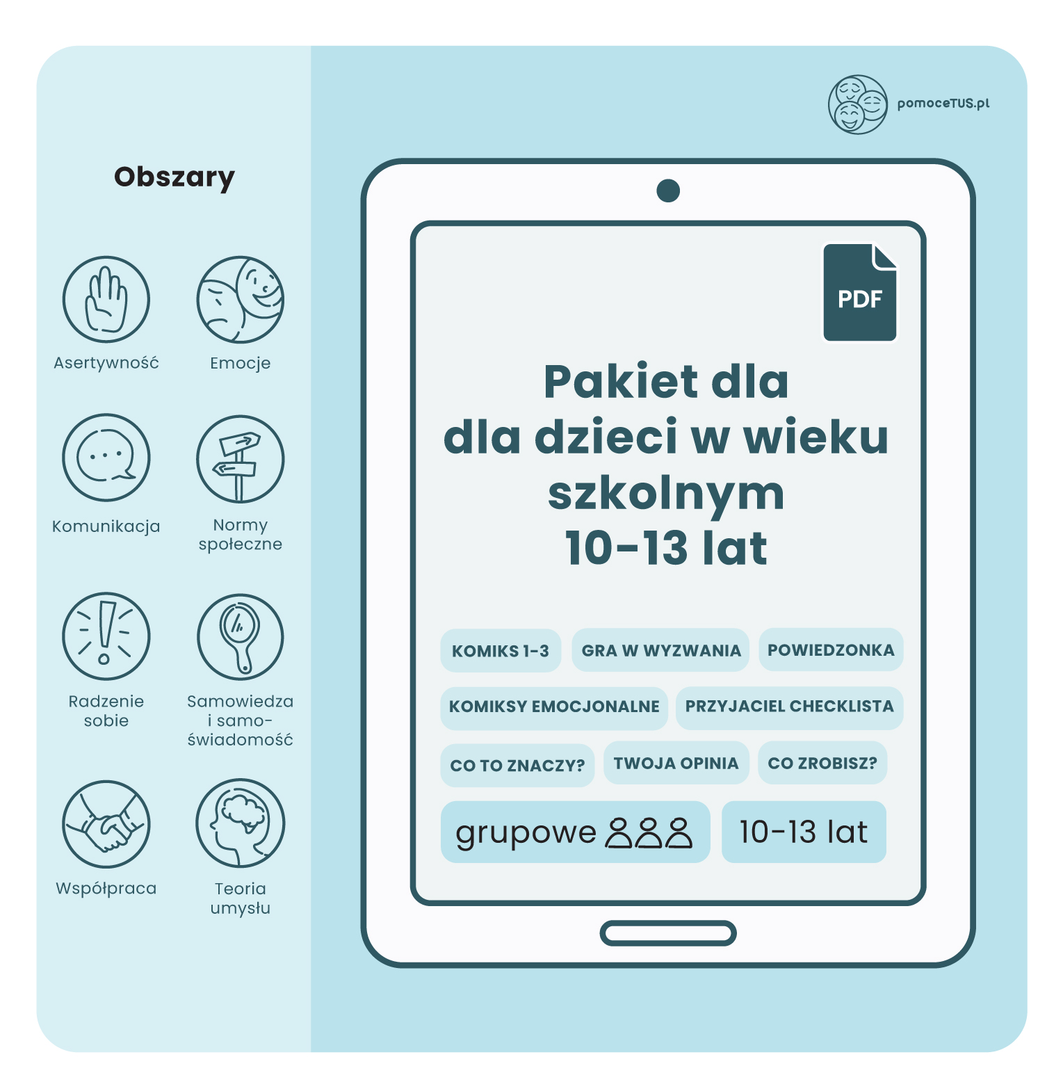 PAKIET DLA DZIECIAKÓW W WIEKU 10-13 LAT (PDF)