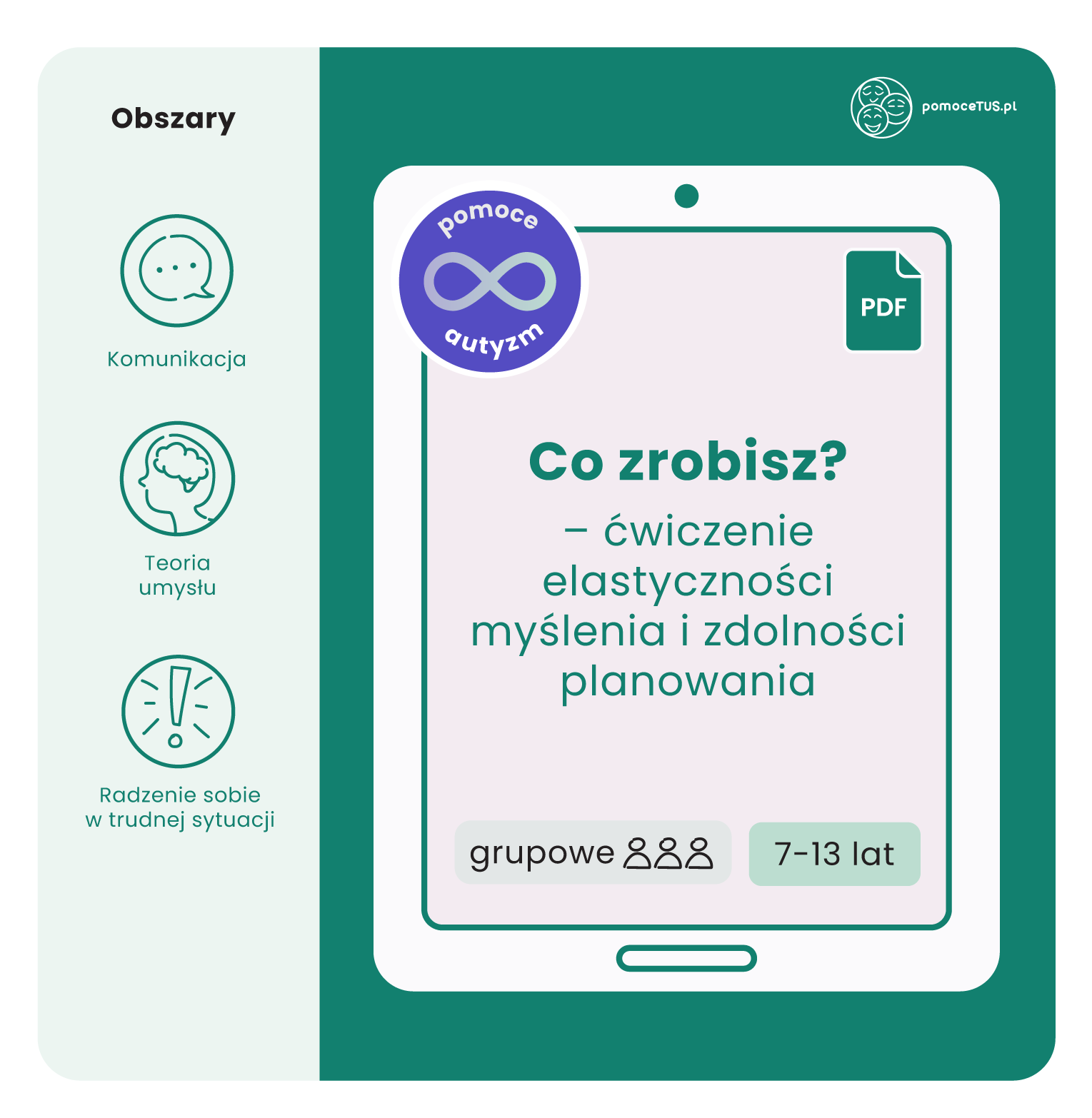 Co zrobisz? - ćwiczenie elastyczności myślenia i zdolności planowania (PDF)