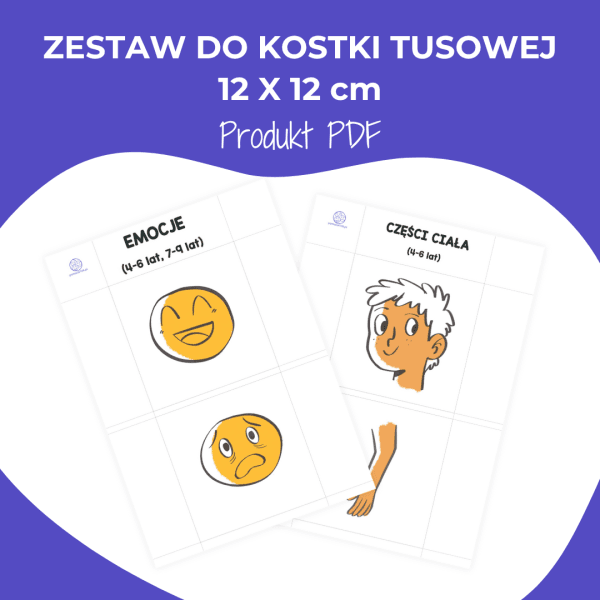 Zestaw karteczek do kostki TUS-owej 12x12cm