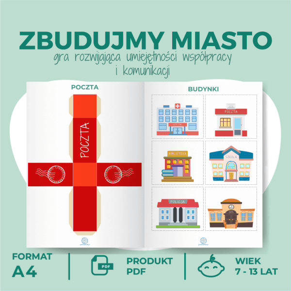 Zbudujmy miasto - gra rozwijająca umiejętności współpracy i komunikacji