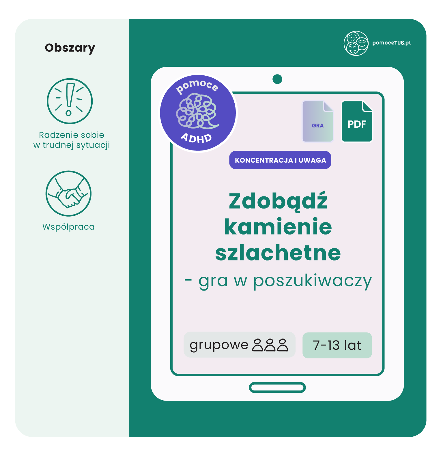 Zdobądź kamienie szlachetne – gra w poszukiwaczy (PDF)