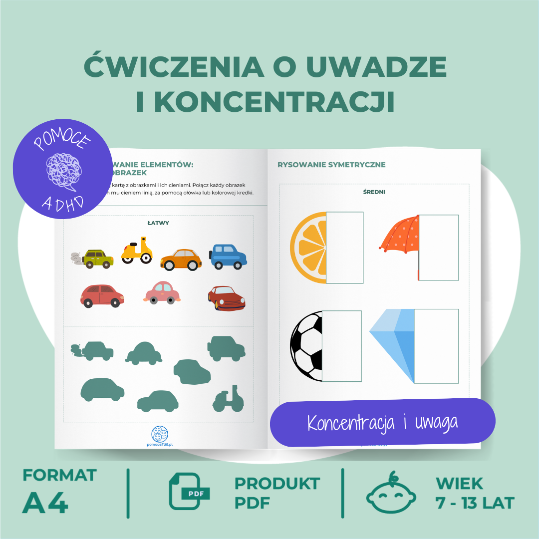 Ćwiczenia o uwadze i koncentracji