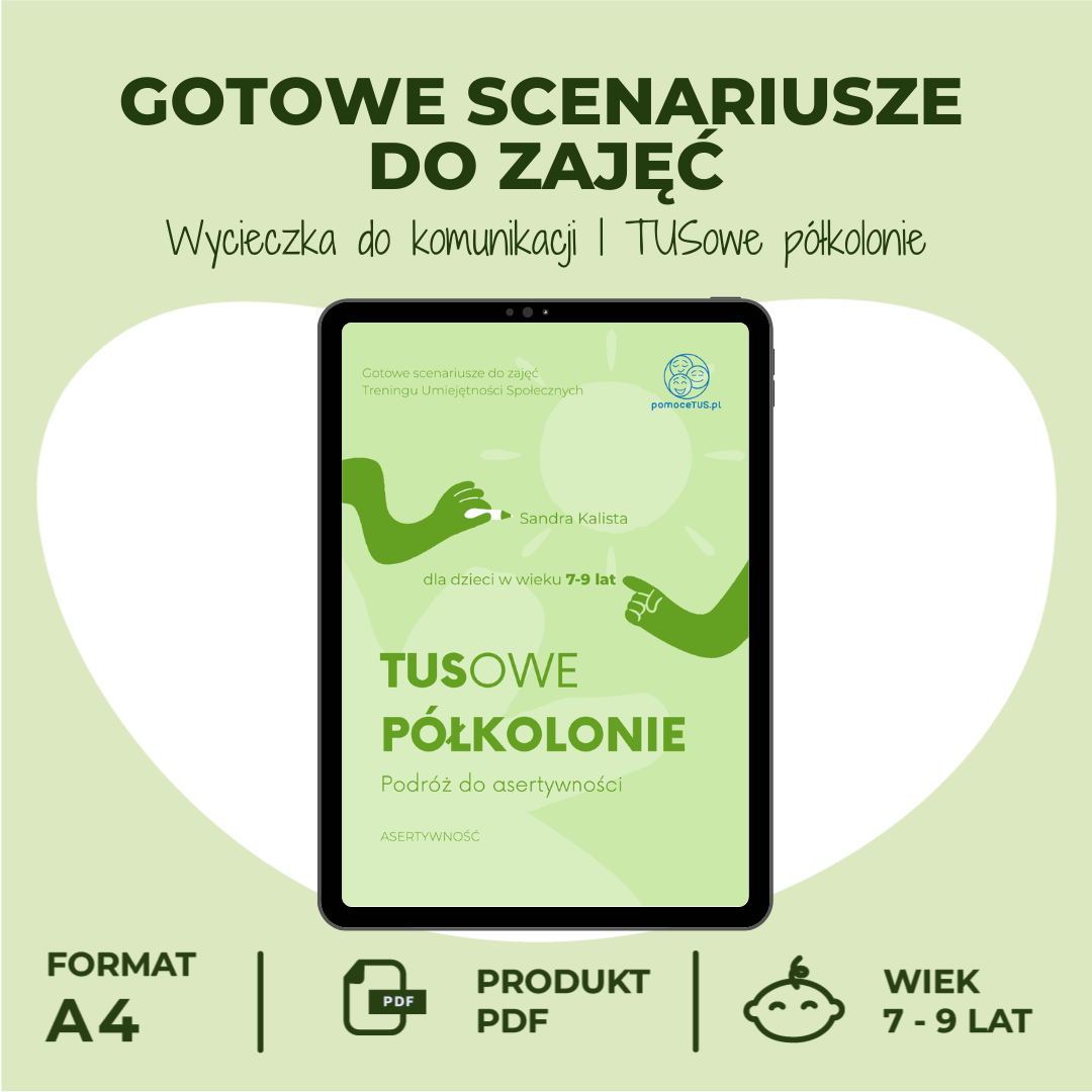 Gotowe Scenariusze do zajęć Treningu Umiejętności Społecznych dla dzieci w wieku 7-9 lat - Wycieczka do komunikacji