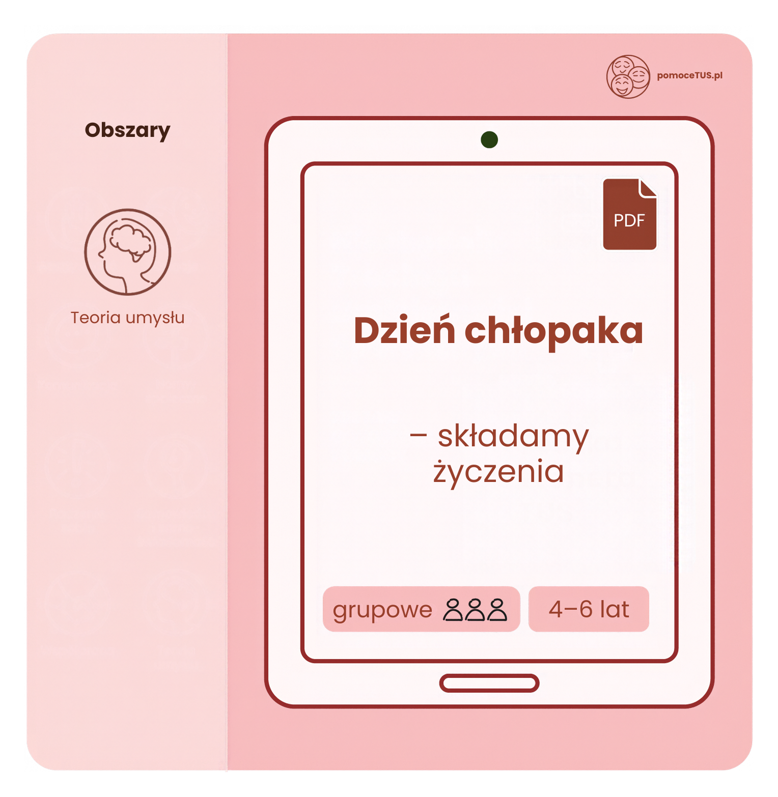 Scenariusz na Dzień Chłopaka - Składamy życzenia 4-6 lat