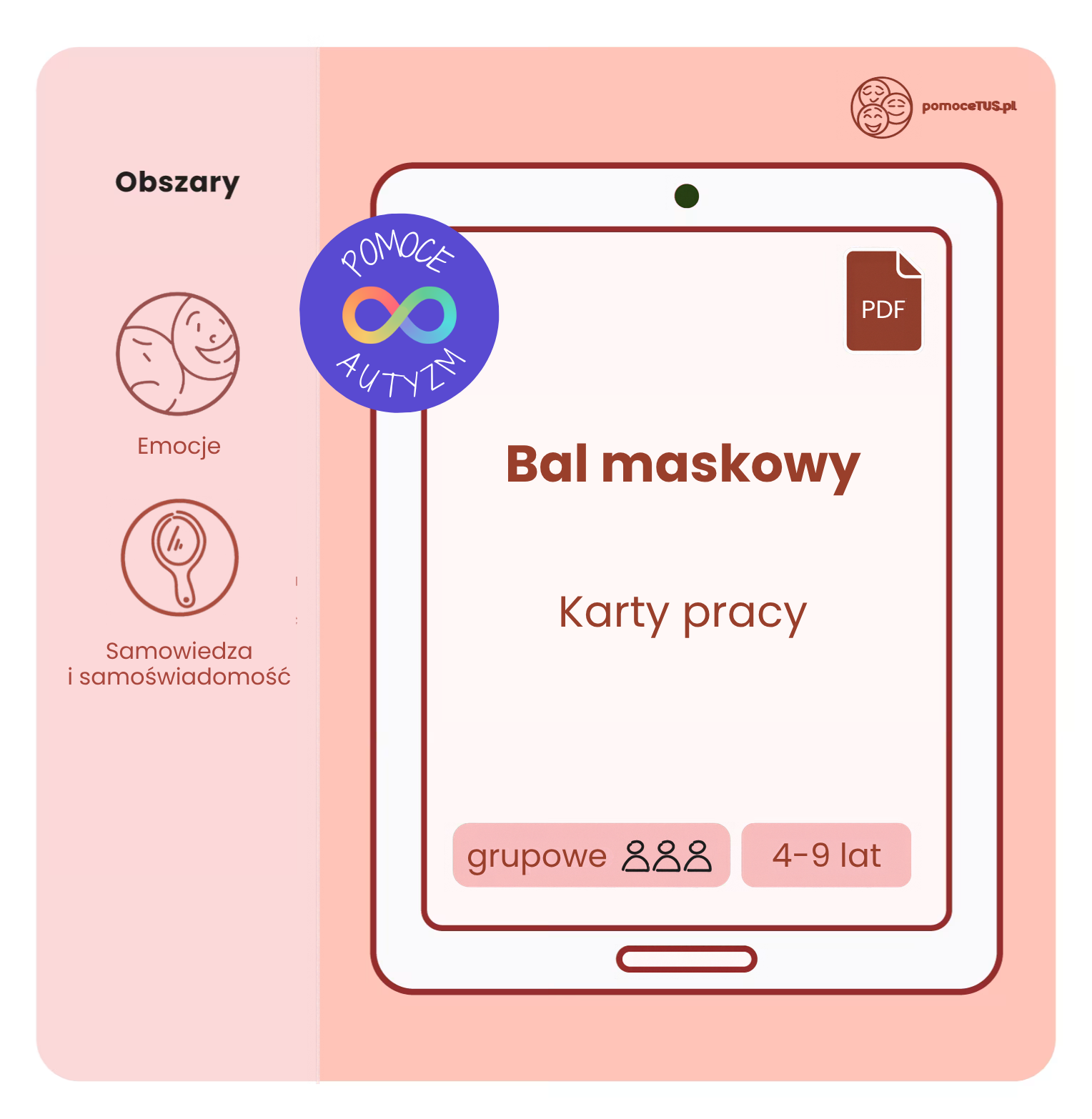 Bal maskowy - o emocjach i potrzebach dzieci 4-9 lat (PDF)