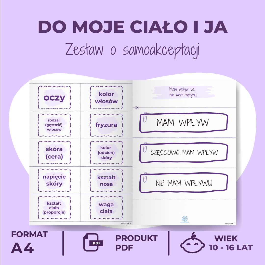 Moje ciało i ja - zestaw o samoakceptacji - wnętrze