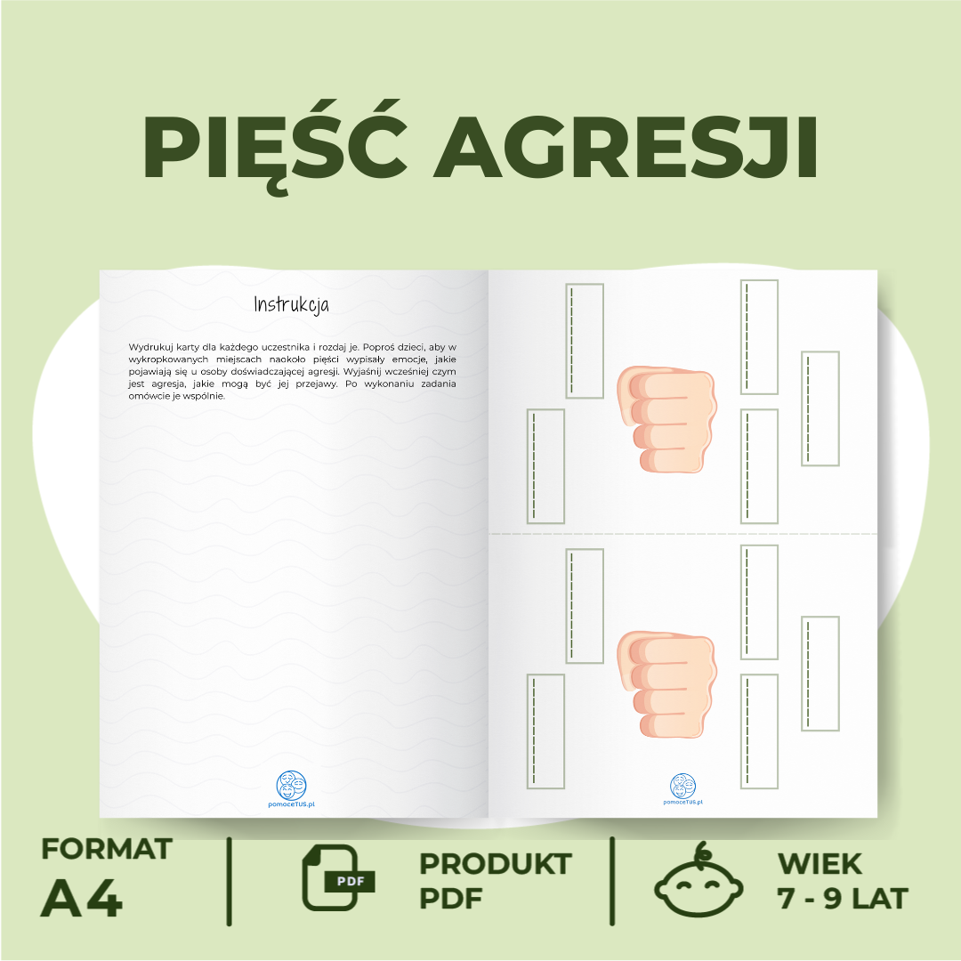 Pakiet 4 pomocy - zachowania agresywne - wnętrze