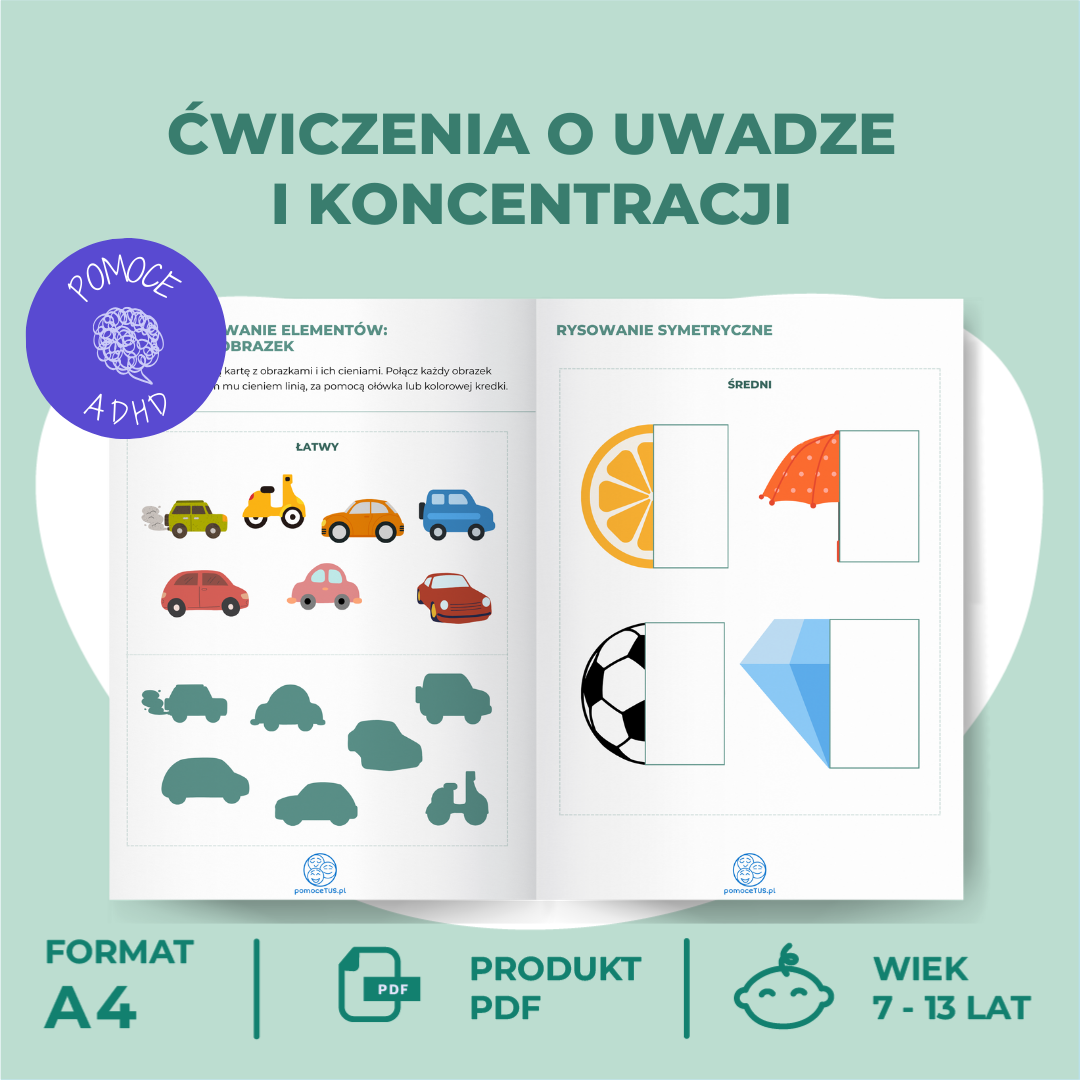 Ćwiczenia o uwadze i koncentracji - wnętrze
